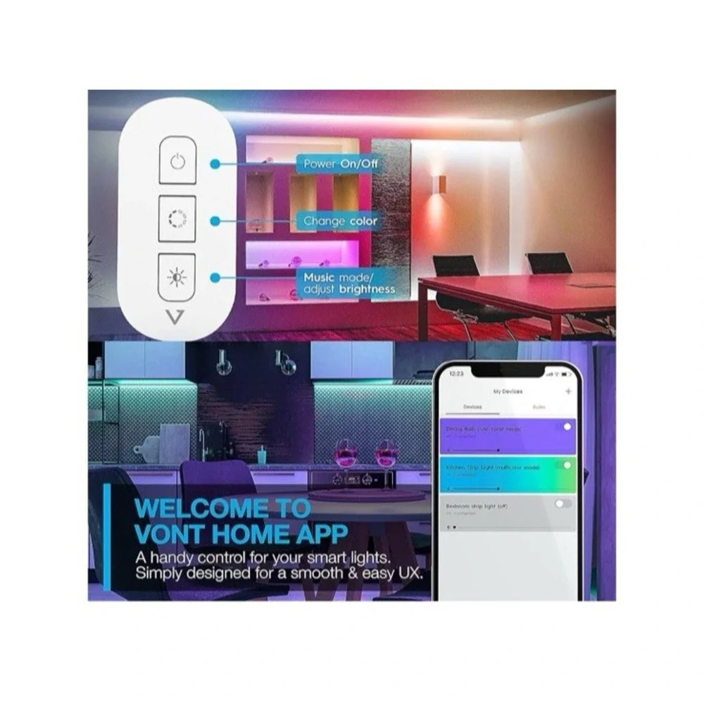 New VONT Smart Light Strip Pro 16.4‎ ft